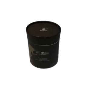 Black customized paper tube